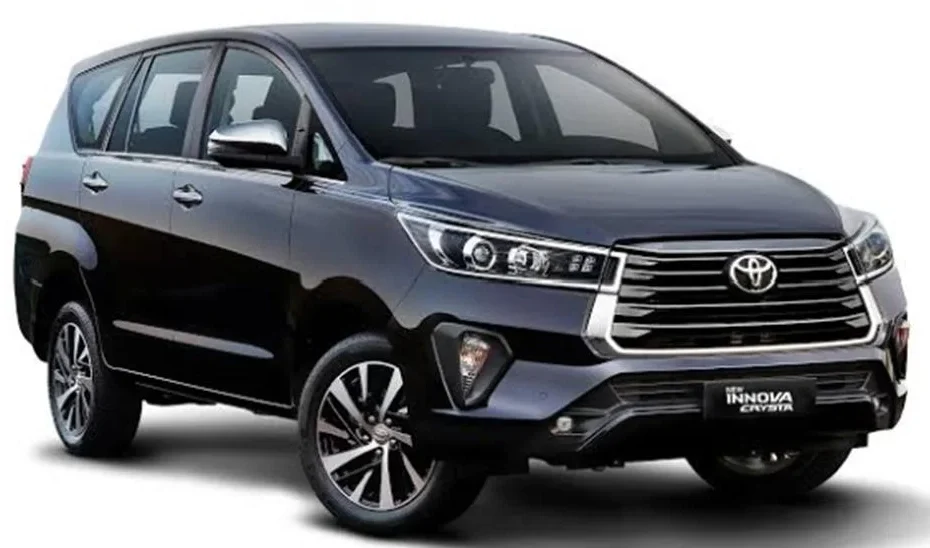 Innova Crysta luxury cab hire in Ahmedabad and Jaipur for premium travel