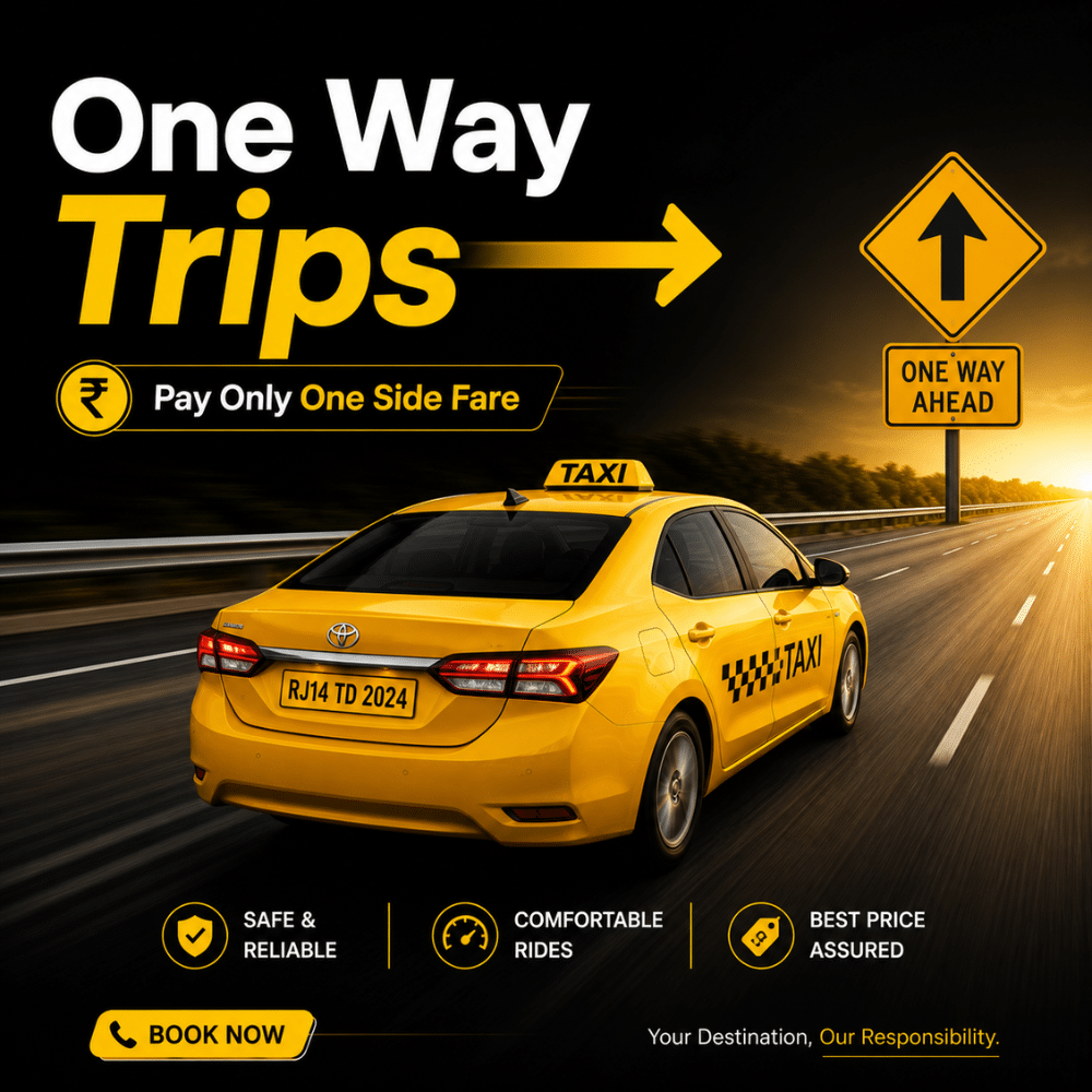One-way cab service from Ahmedabad to Vadodara and other Gujarat cities